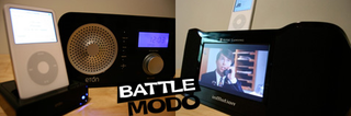 Illustration for article titled iPod Dock Bracket FINALE, Altec Lansing IMV712 vs. Griffin Amplifi